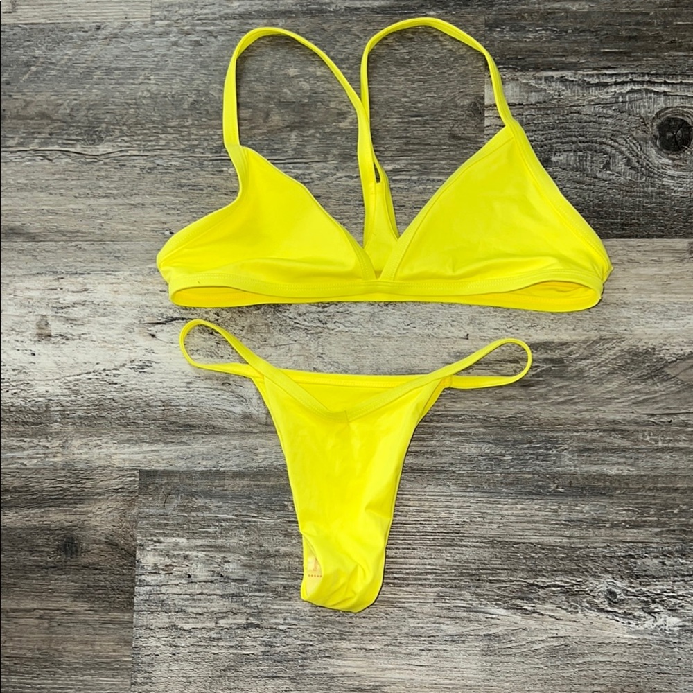 Frankie’s Bikini Yellow  Set